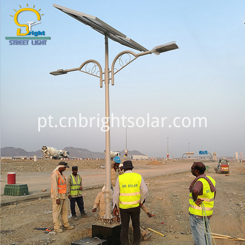 Luz de rua solar de 9M 80W 9M 80W Solar Street Light